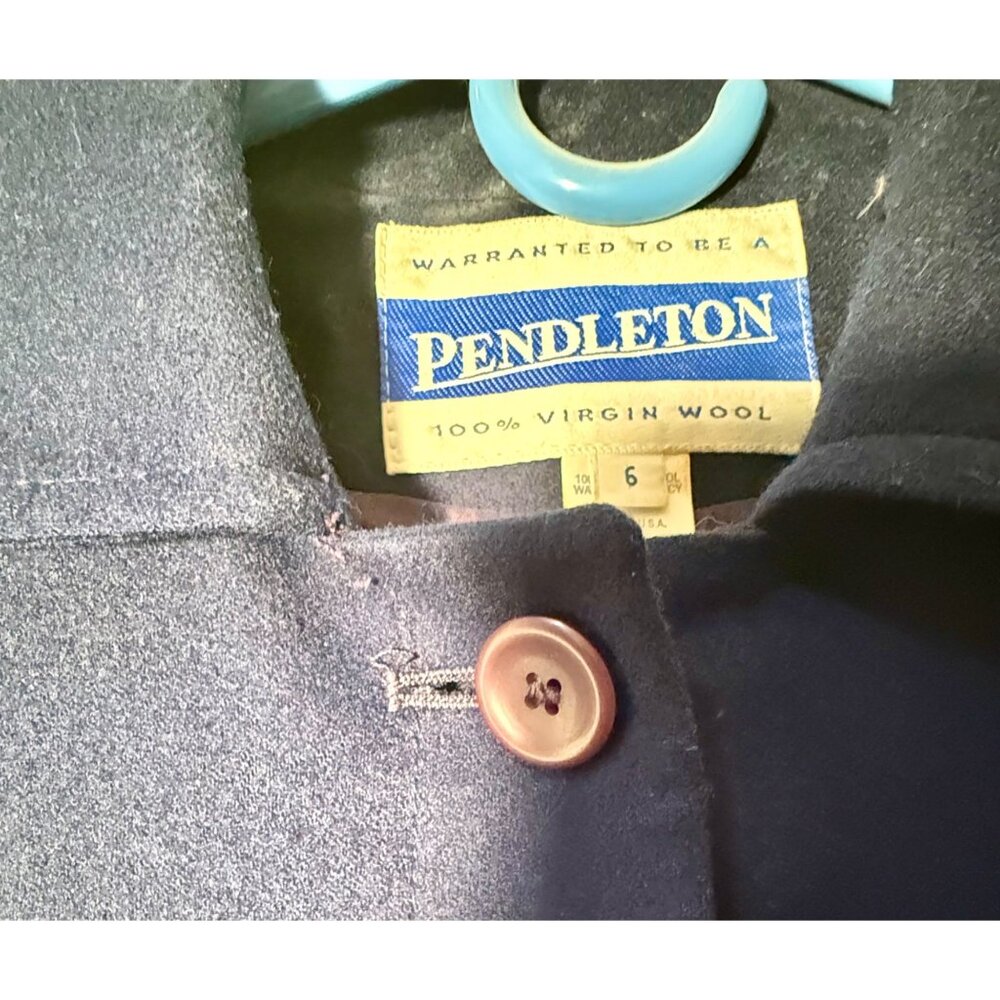 Long Pendleton wool coat - image 3